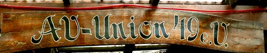 AV Union LOGO Schild 14 x 3